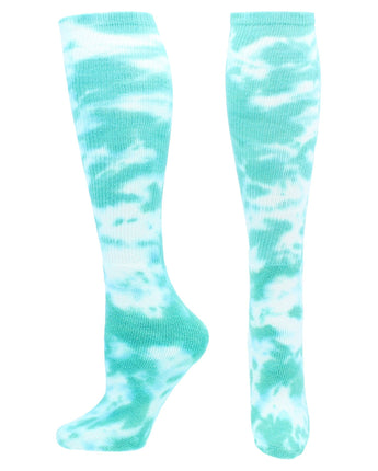 TCK socks Teal/White / Small Tie Dye Multisport Tube Socks