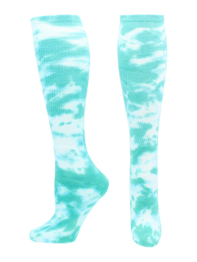 TCK socks Teal/White / Small Tie Dye Multisport Tube Socks