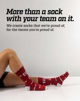 TCK socks Temple Owls Mayhem Crew Socks (Made in USA)