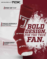 TCK socks Temple Owls Mayhem Crew Socks (Made in USA)