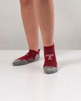 TCK socks Temple Owls Tour No Show Tab Socks - Made in USA
