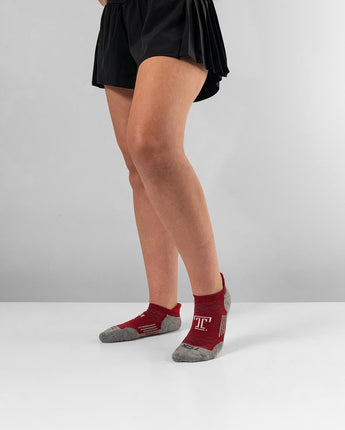 TCK socks Temple Owls Tour No Show Tab Socks - Made in USA