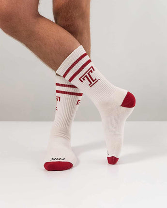 TCK socks Temple Owls | Vintage | NCAA Mens and Womens Soft Cotton Sock