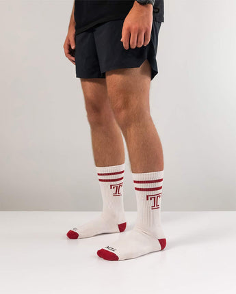 TCK socks Temple Owls | Vintage | NCAA Mens and Womens Soft Cotton Sock