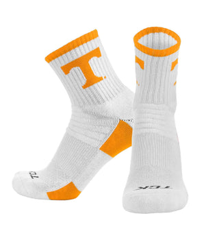 TCK Tennessee Volunteers Quarter Socks - Made in USA