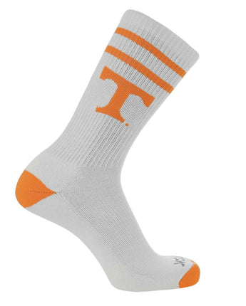 NCAA Vintage College Striped Socks - Tennessee Volunteers (Large)