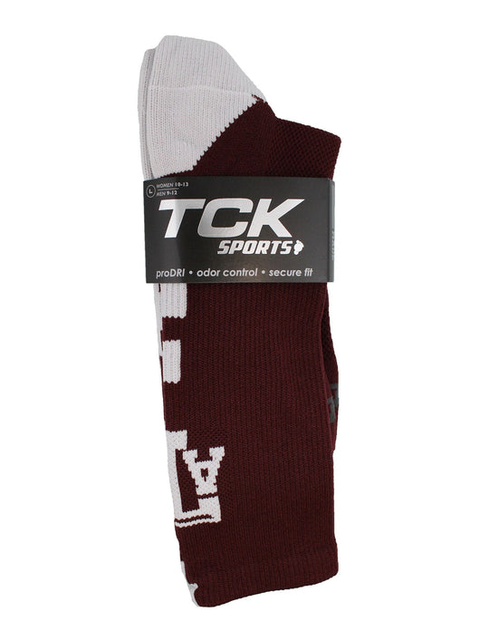 TCK socks Texas A&amp;M Aggies Socks Baseline Crew