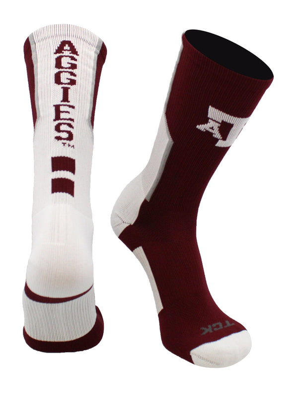 TCK socks Texas A&amp;M Aggies Socks Perimeter Crew