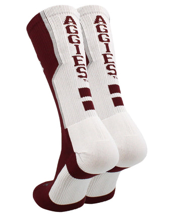 TCK socks Texas A&amp;M Aggies Socks Perimeter Crew