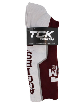 TCK socks Texas A&amp;M Aggies Socks Perimeter Crew