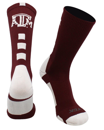 TCK socks Texas A&M Aggies Baseline Crew USA Made