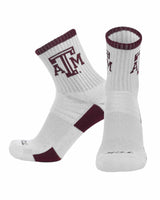 TCK socks Texas A&M Aggies / Large TCK Texas A&M Aggies Quarter Socks - Made in USA