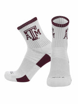 TCK socks Texas A&M Aggies / Large TCK Texas A&M Aggies Quarter Socks - Made in USA