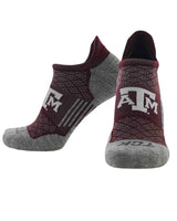 TCK socks Texas A&M Aggies / Large Texas A&M Aggies Tour No Show Tab Socks - Made in USA