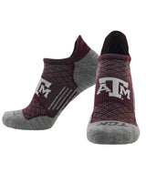 TCK socks Texas A&M Aggies / Large Texas A&M Aggies Tour No Show Tab Socks - Made in USA