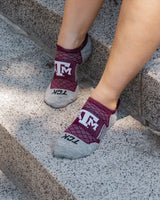 Texas A&M Aggies Tour No Show Tab Socks - Made in USA