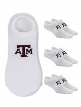 TCK socks Texas A&M Aggies / One Size TCK Texas A&M Aggies No Show Liner Socks (3-Pack)