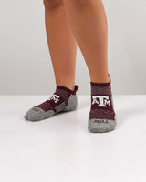 TCK socks Texas A&M Aggies Tour No Show Tab Socks - Made in USA