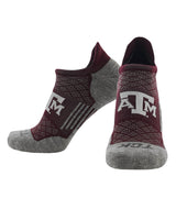 TCK socks Texas A&M Aggies Tour No Show Tab Socks - Made in USA