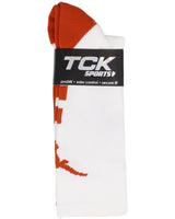 TCK socks Texas Longhorns Baseline Crew USA Made