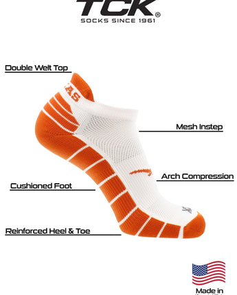 TCK socks Texas Longhorns Golf Socks