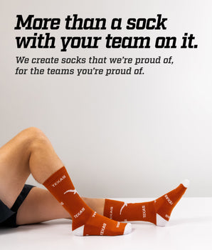 Texas Longhorns Mayhem Crew Socks (Imported)