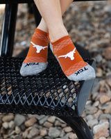 Texas Longhorns Tour No Show Tab Socks - Made in USA