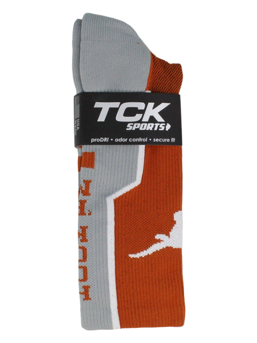 TCK socks Texas Longhorns Perimeter Crew Socks