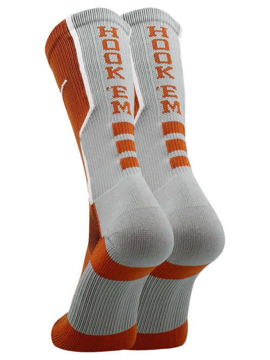 TCK socks Texas Longhorns Perimeter Crew Socks