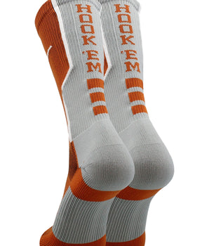 TCK socks Texas Longhorns Perimeter Crew Socks