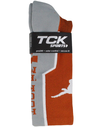 TCK socks Texas Longhorns Perimeter Crew Socks