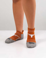 TCK socks Texas Longhorns Tour No Show Tab Socks - Made in USA