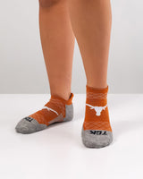 TCK socks Texas Longhorns Tour No Show Tab Socks - Made in USA