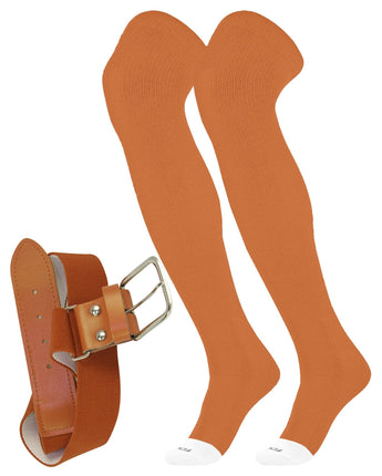 Prosport Over the Knee Socks and Belt | Uniform Combo Set