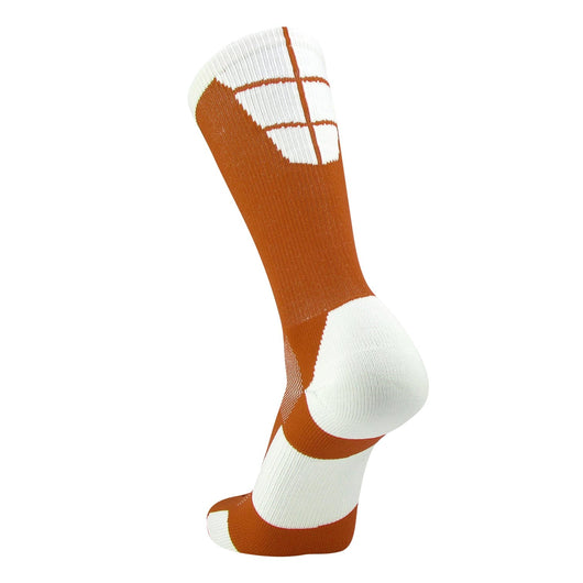 TCK socks Texas Orange/White / Medium Goalline 2.0 Football Socks Crew Length