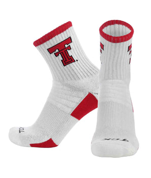 TCK Texas Tech Red Raiders Quarter Socks - Made in USA