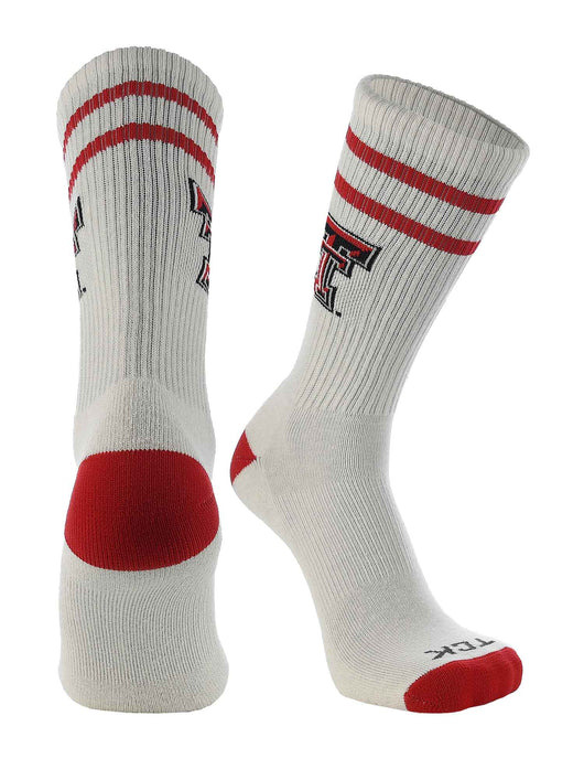 TCK socks Texas Tech Red Raiders / Large Vintage Texas Tech Red Raiders Socks NCAA Socks For Men and Womens Soft Cotton Sock