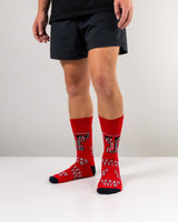Texas Tech Red Raiders Mayhem Crew Socks (Made in the USA)