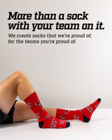 Texas Tech Red Raiders Mayhem Crew Socks (Made in the USA)