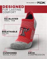 TCK socks Texas Tech Red Raiders No Show Tour Socks