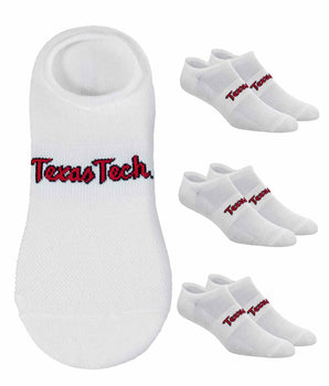 TCK socks Texas Tech Red Raiders / One Size TCK Texas Tech Red Raiders No Show Liner Socks (3-Pack)