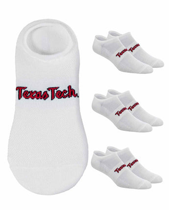 TCK socks Texas Tech Red Raiders / One Size TCK Texas Tech Red Raiders No Show Liner Socks (3-Pack)