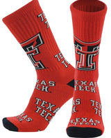 Texas Tech Red Raiders Mayhem Crew Socks (Made in the USA)
