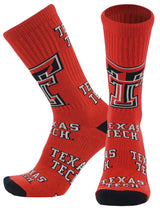 Texas Tech Red Raiders Mayhem Crew Socks (Made in the USA)