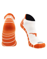 TCK socks Texas White/Burnt Orange / Large Texas Longhorns Golf Socks