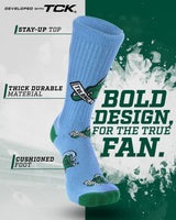 Tulane Green Wave Mayhem Crew Socks (Made in USA)