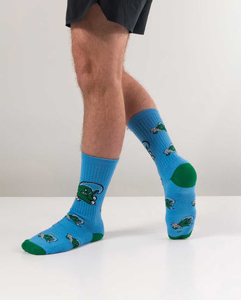 TCK socks Tulane Green Wave Mayhem Crew Socks (Made in USA)