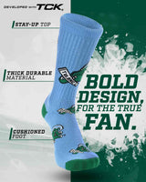 TCK socks Tulane Green Wave Mayhem Crew Socks (Made in USA)