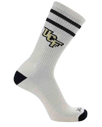 NCAA Vintage College Striped Socks - UCF Knights (Large)