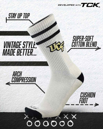UCF Knights | Vintage | NCAA Mens and Womens Soft Cotton Sock